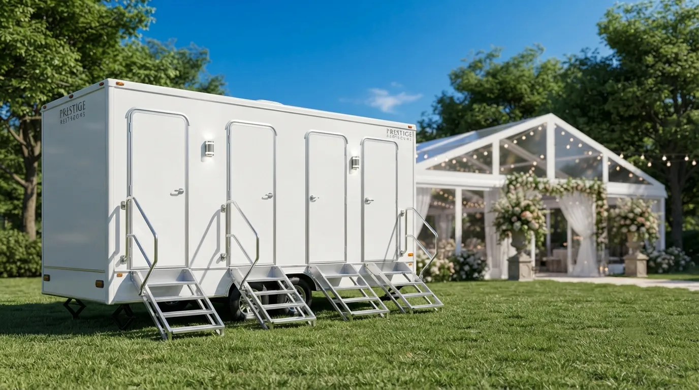 4 Stall Restroom Trailer in Berwyn, IL