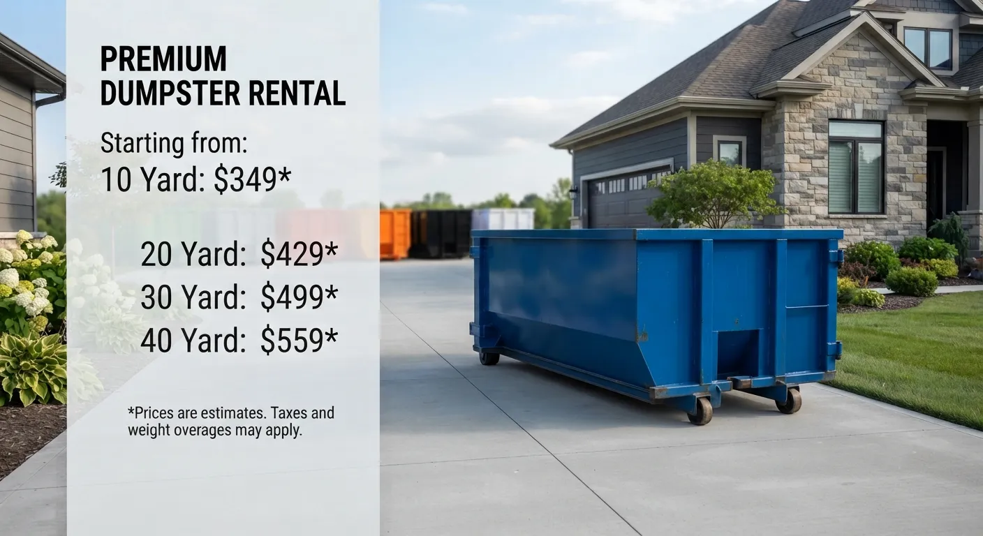 Dumpster Rental Cost in Berwyn, IL